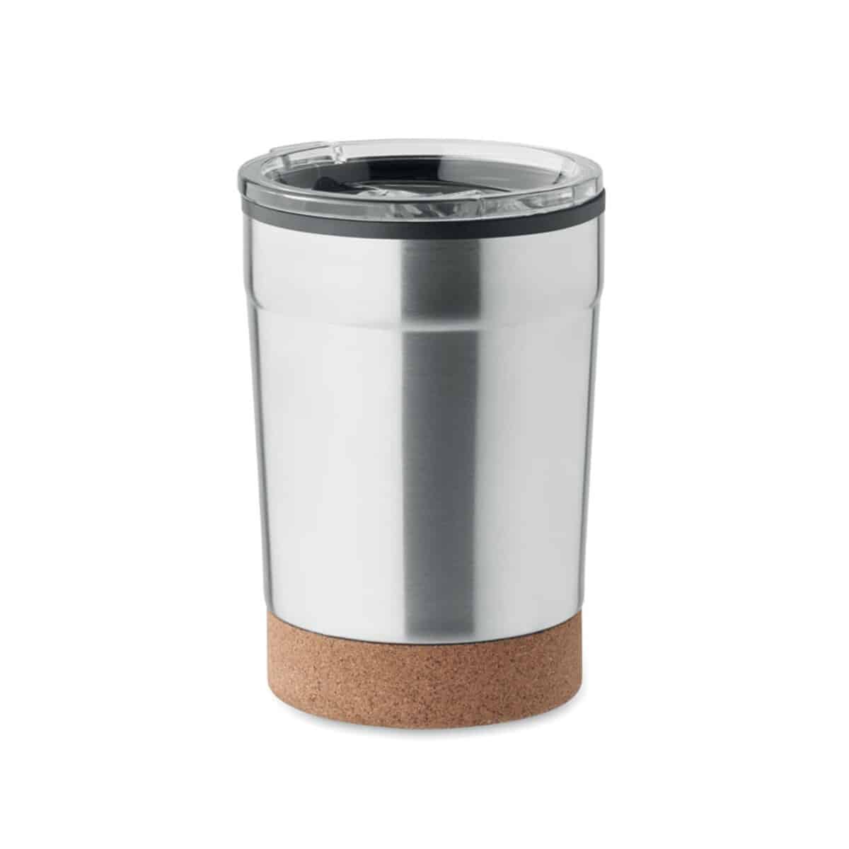Kubek dwuściankowy 300 ml NOMU - srebrny