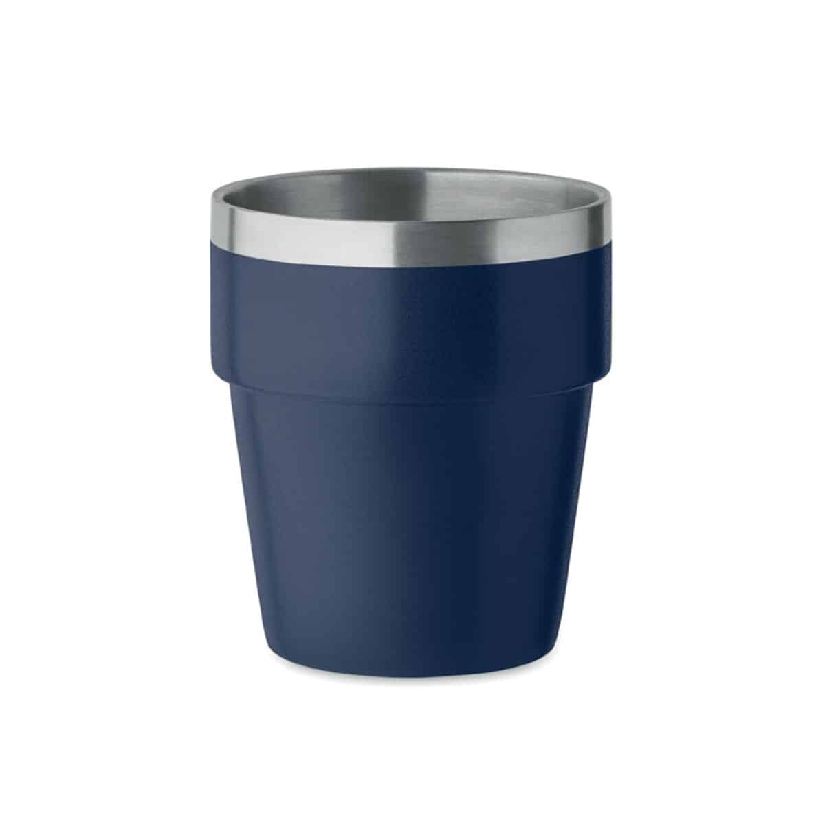 Kubek dwuścienny 250 ml ACERITO - ciemnogranatowy
