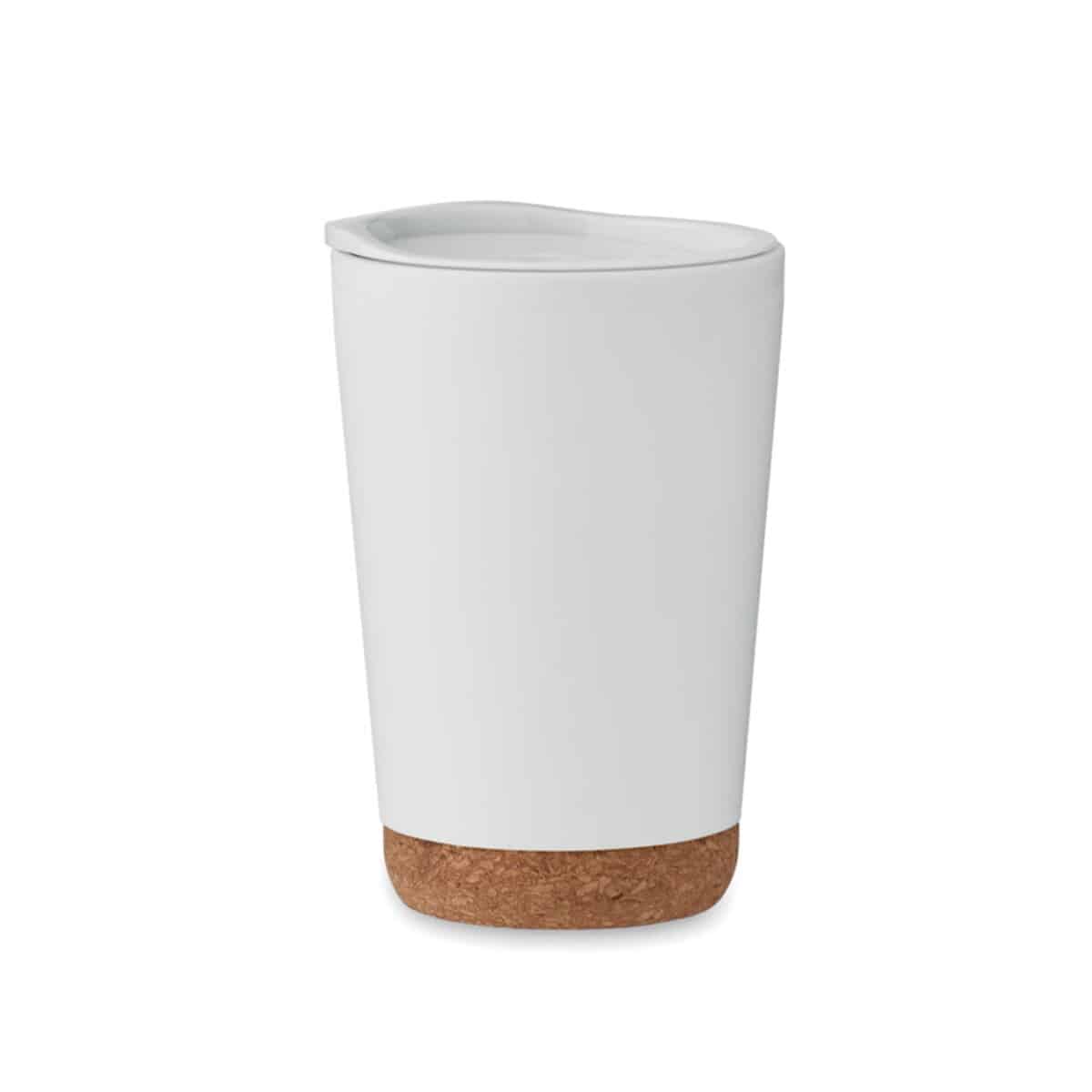 Kubek dwuścienny 300 ml CO - biały
