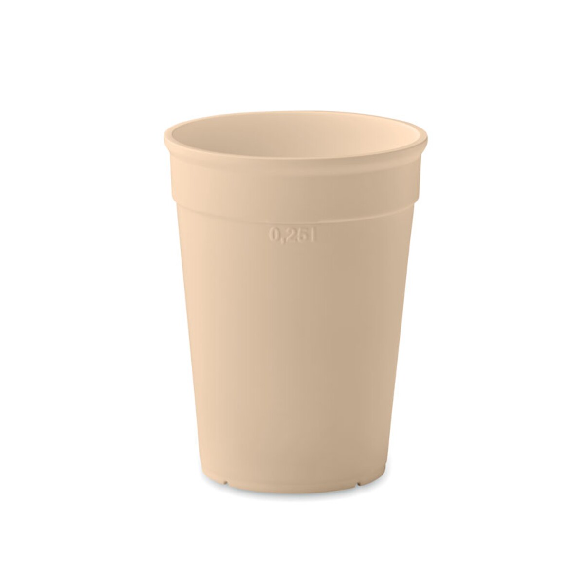 Kubek PP z 250 ml AWAYCUP - beżowy
