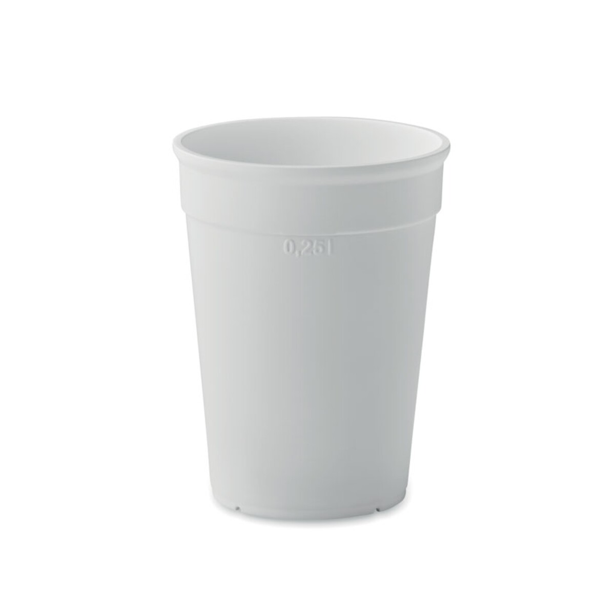 Kubek PP z 250 ml AWAYCUP - biały