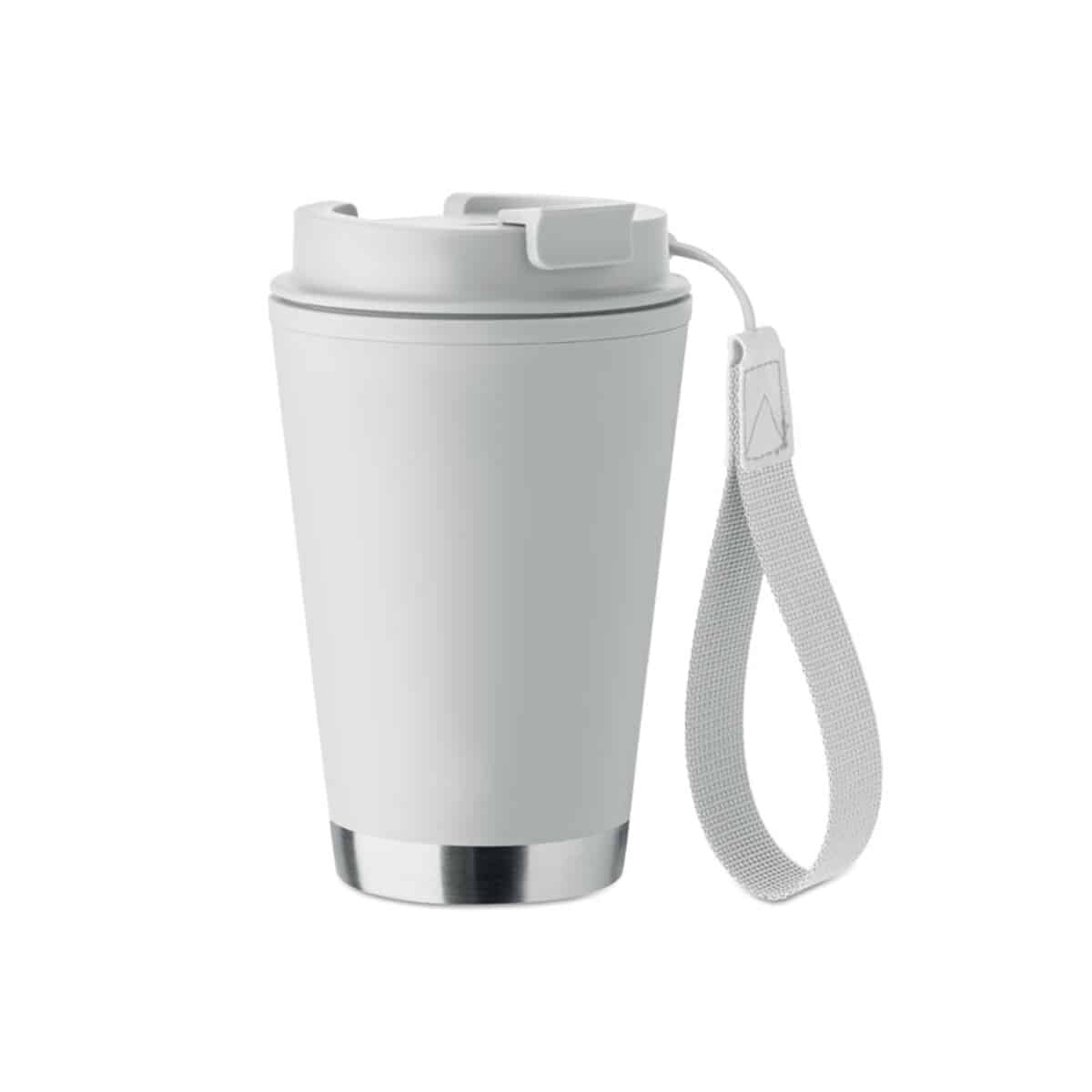 Kubek z podwójną ścianką 300 ml TOPIZ - biały