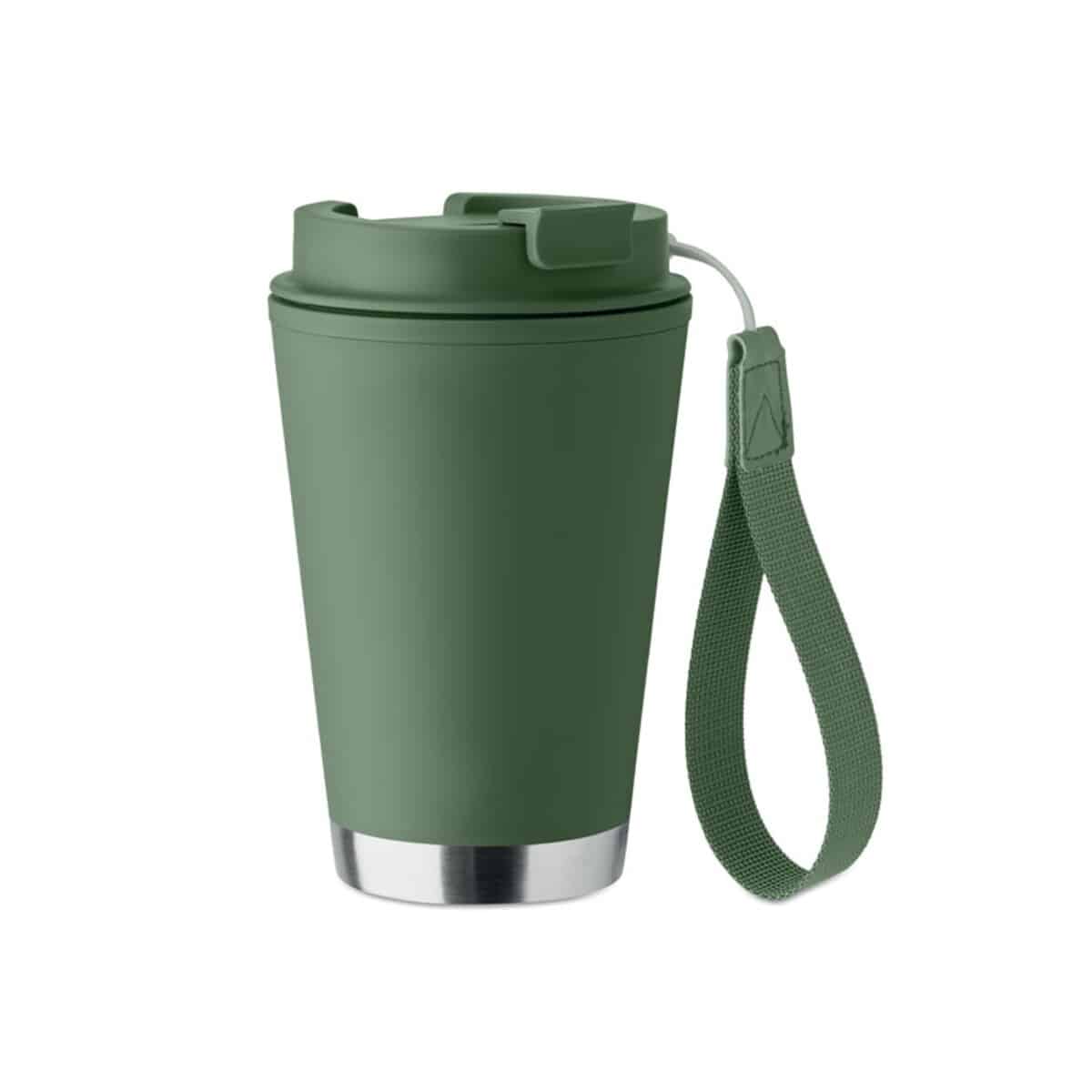 Kubek z podwójną ścianką 300 ml TOPIZ - ciemnozielony