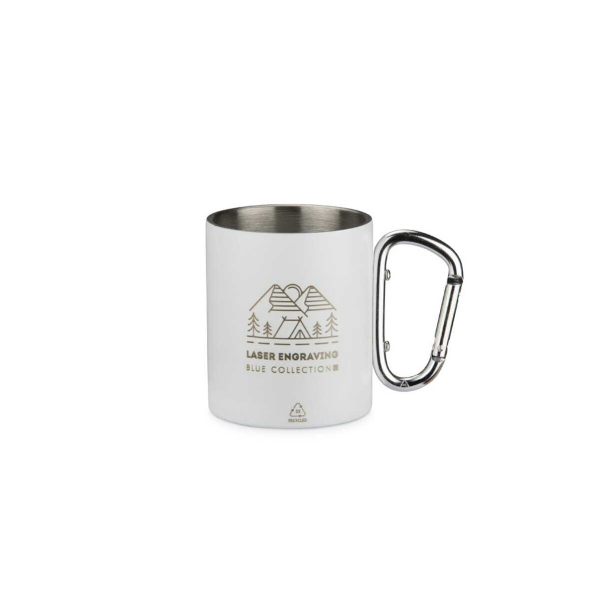 Kubek z recyklingowanej stali nierdzewnej VIVO 250 ml 16405-01_zg