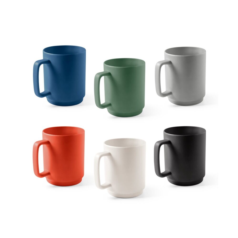 MIGHTY. Ceramiczny kubek z cylindrycznym korpusem 330 mL 94273_set