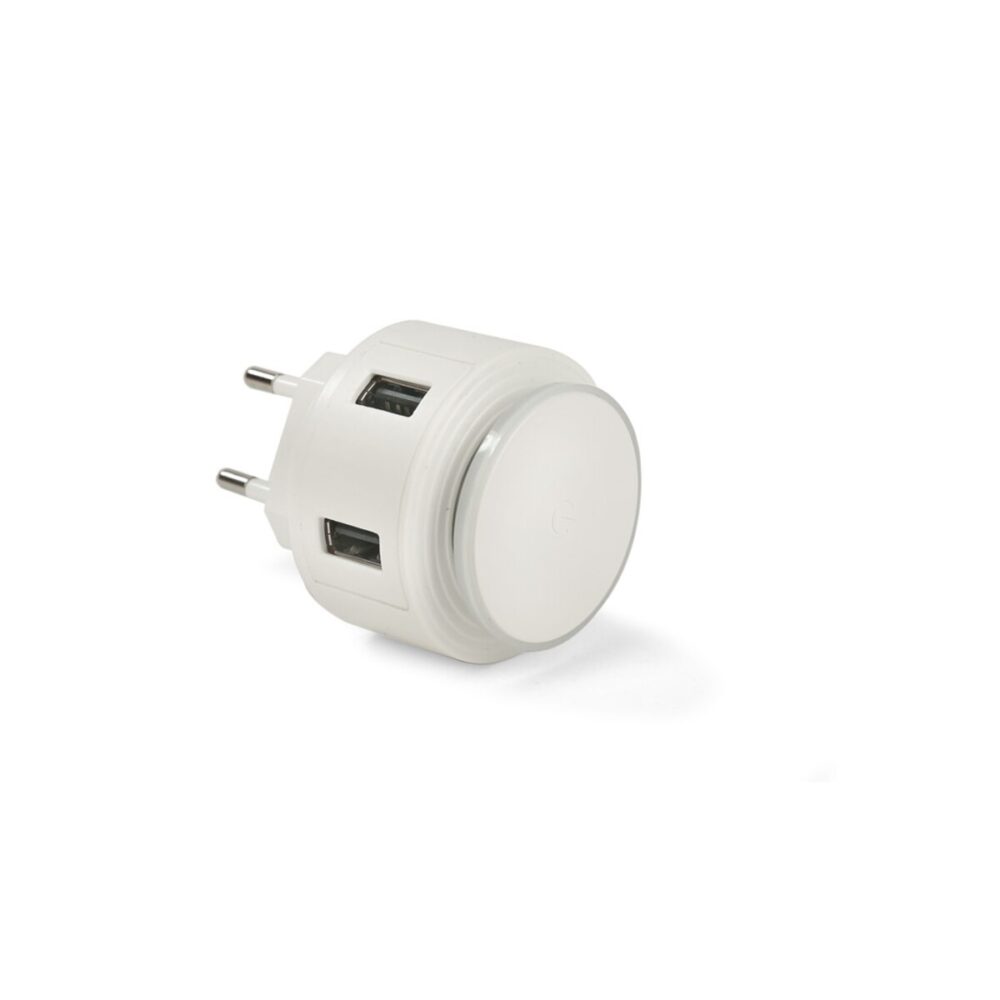Ładowarka sieciowa USB z lampką nocną NOTTO 09135-01