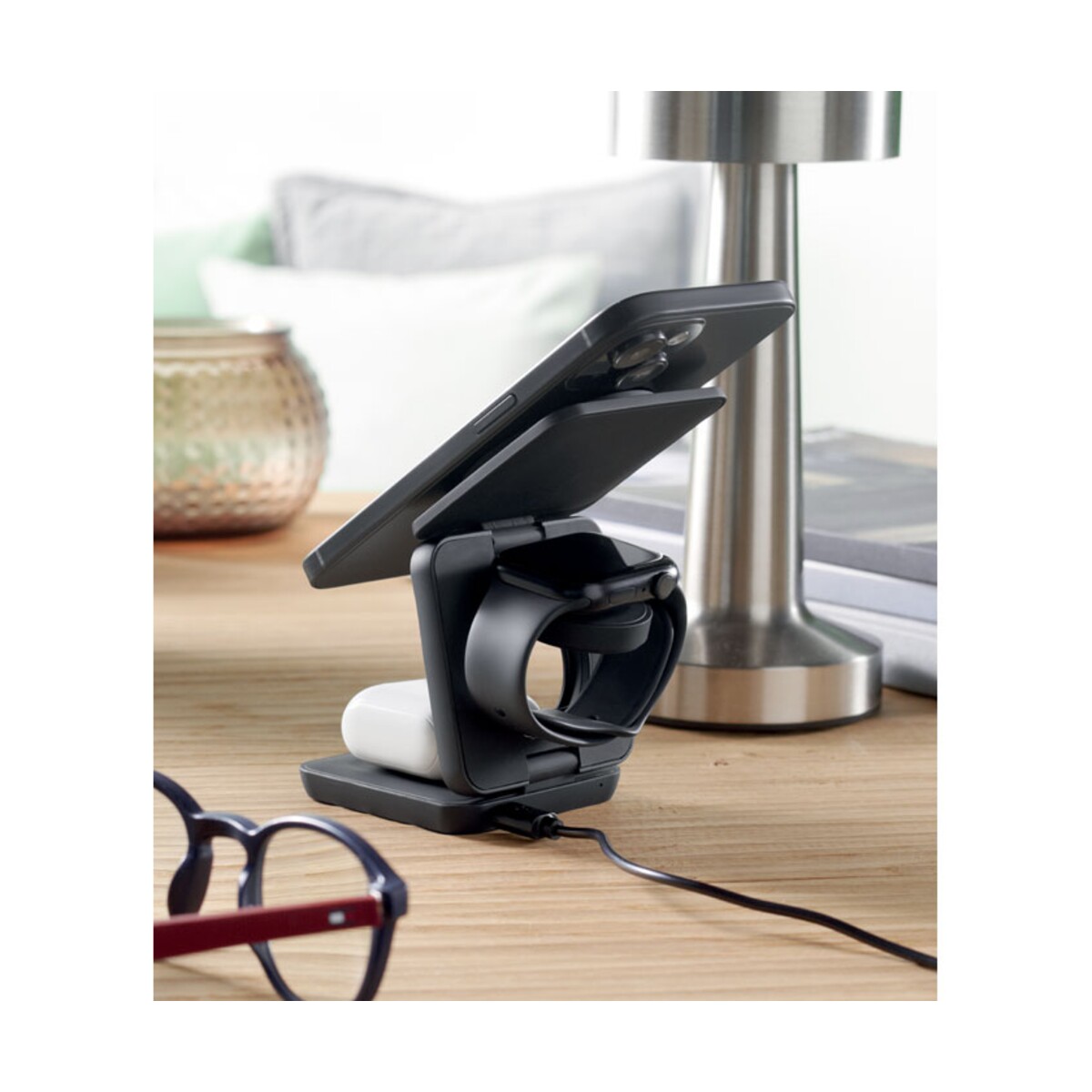 Składana stacja ładująca 3 w 1 NETICA mo2521-03-ambiant