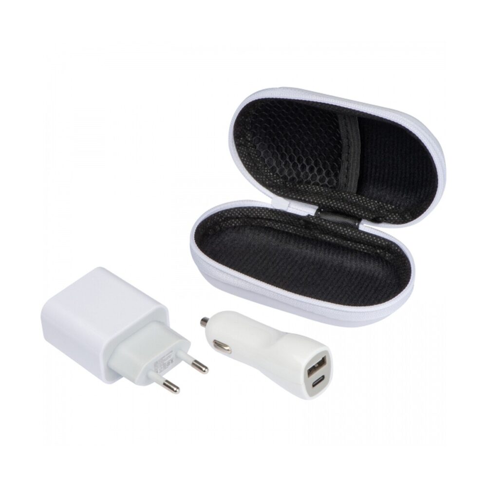 Zestaw podróżny ładowarka i wtyczka TESSA zestaw-podrozny-ladowarka-i-wtyczka-3251606