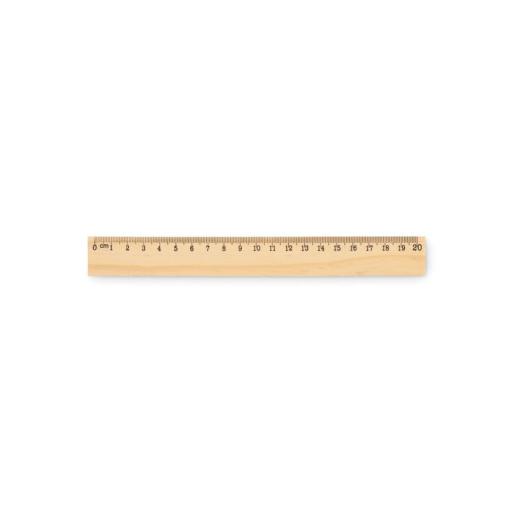Drewniana linijka 20 cm RULER20 mo2917-40