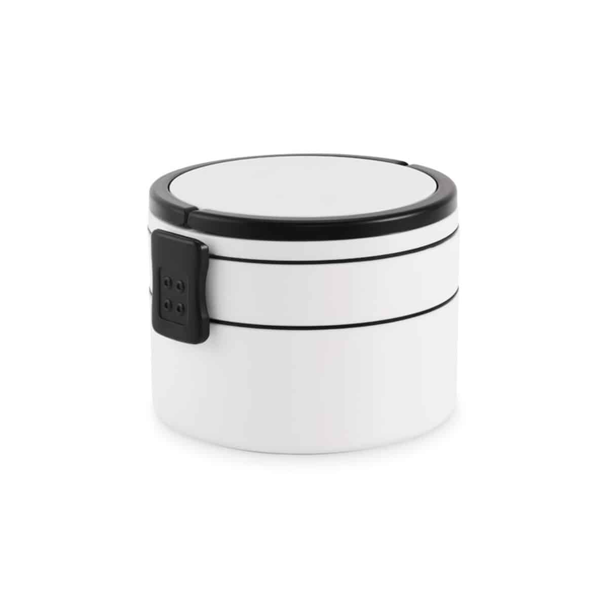 Lunchbox PP 2 poziomy 950 ml ENSALA - biały