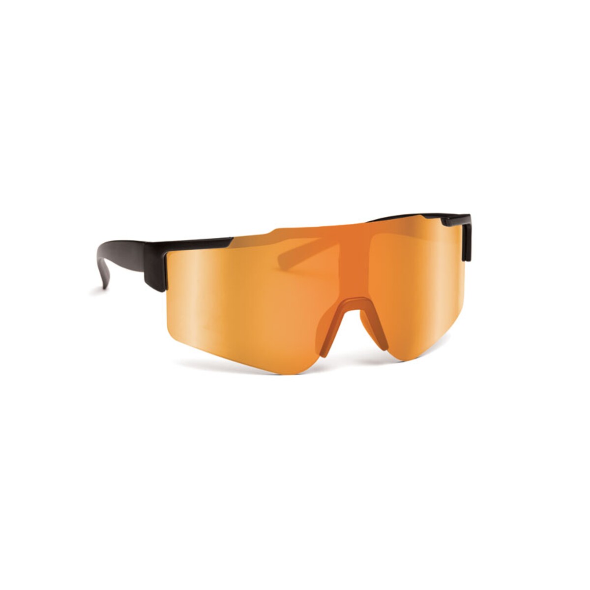 Lustrzane sportowe okulary prze SHINE - pomarańczowe