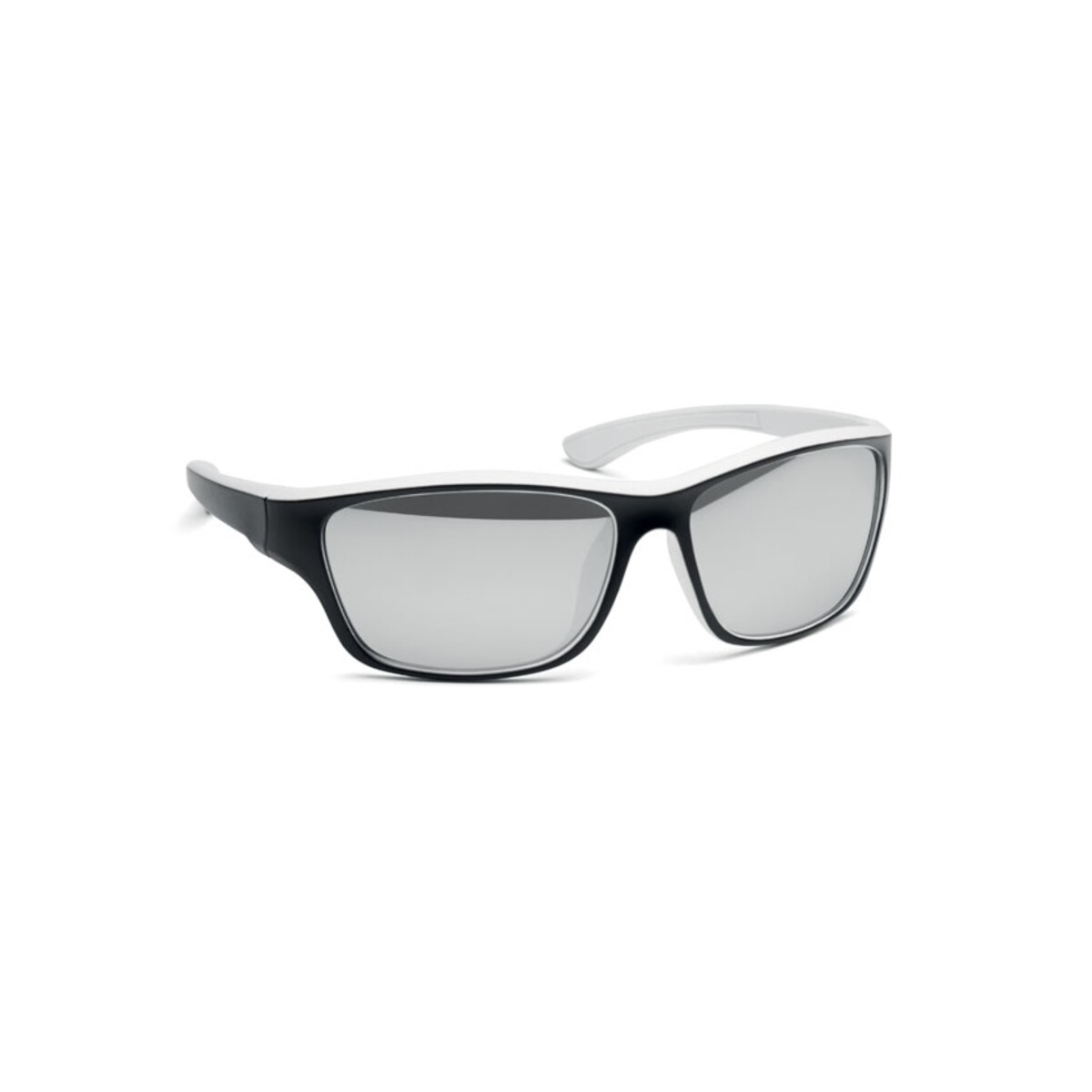 Lustrzane sportowe okulary prze YUMA - białe