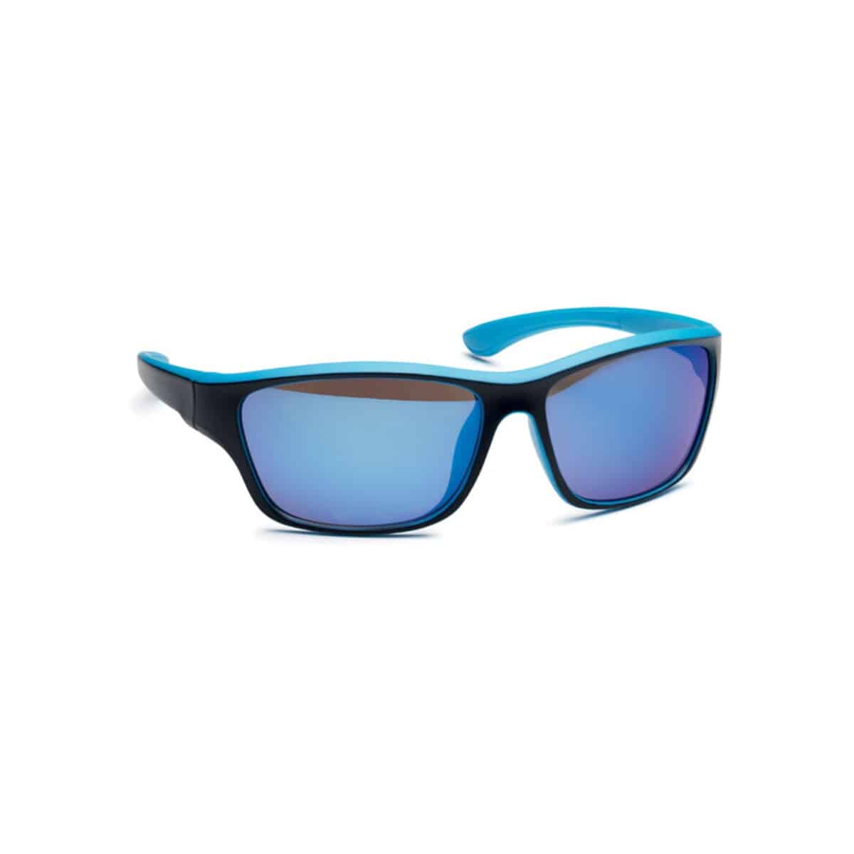 Lustrzane sportowe okulary prze YUMA - turkusowe