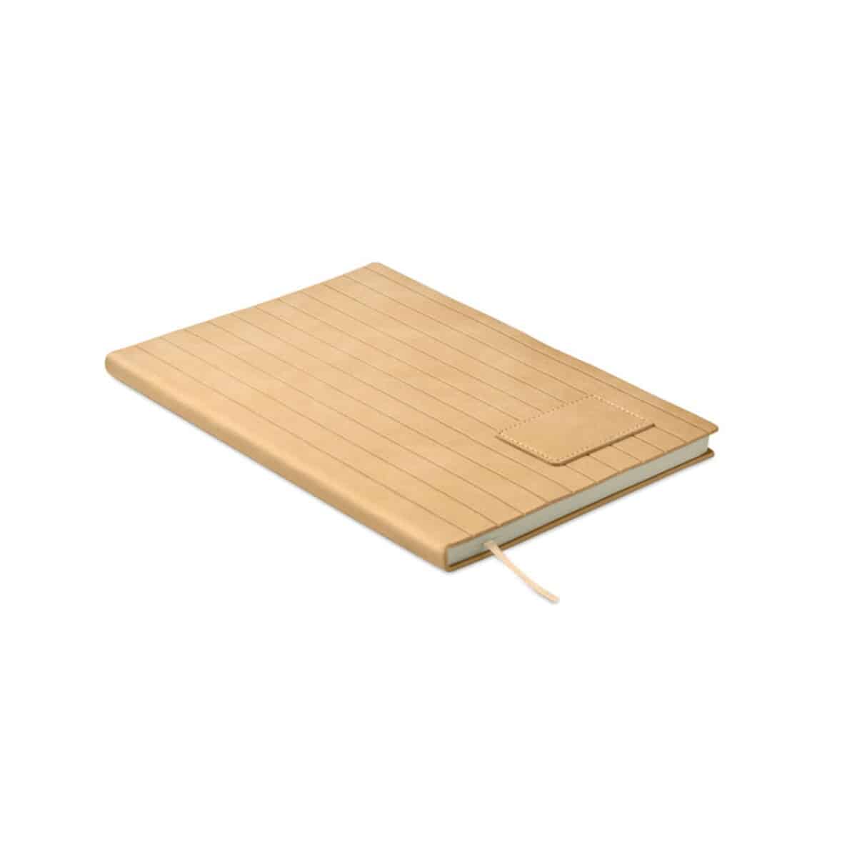 Notatnik A5 z dymionego PU TINTRAY - beżowy