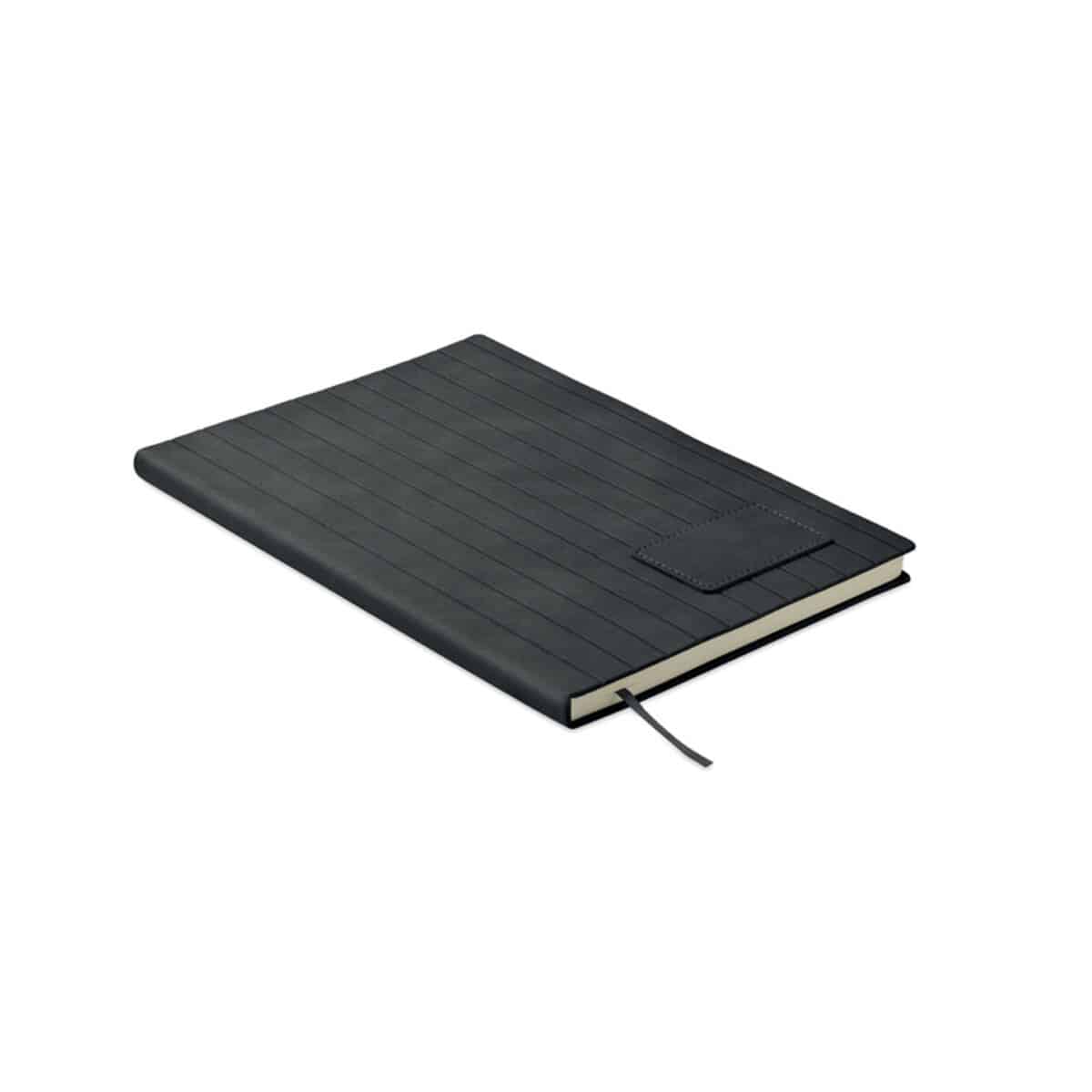 Notatnik A5 z dymionego PU TINTRAY - czarny