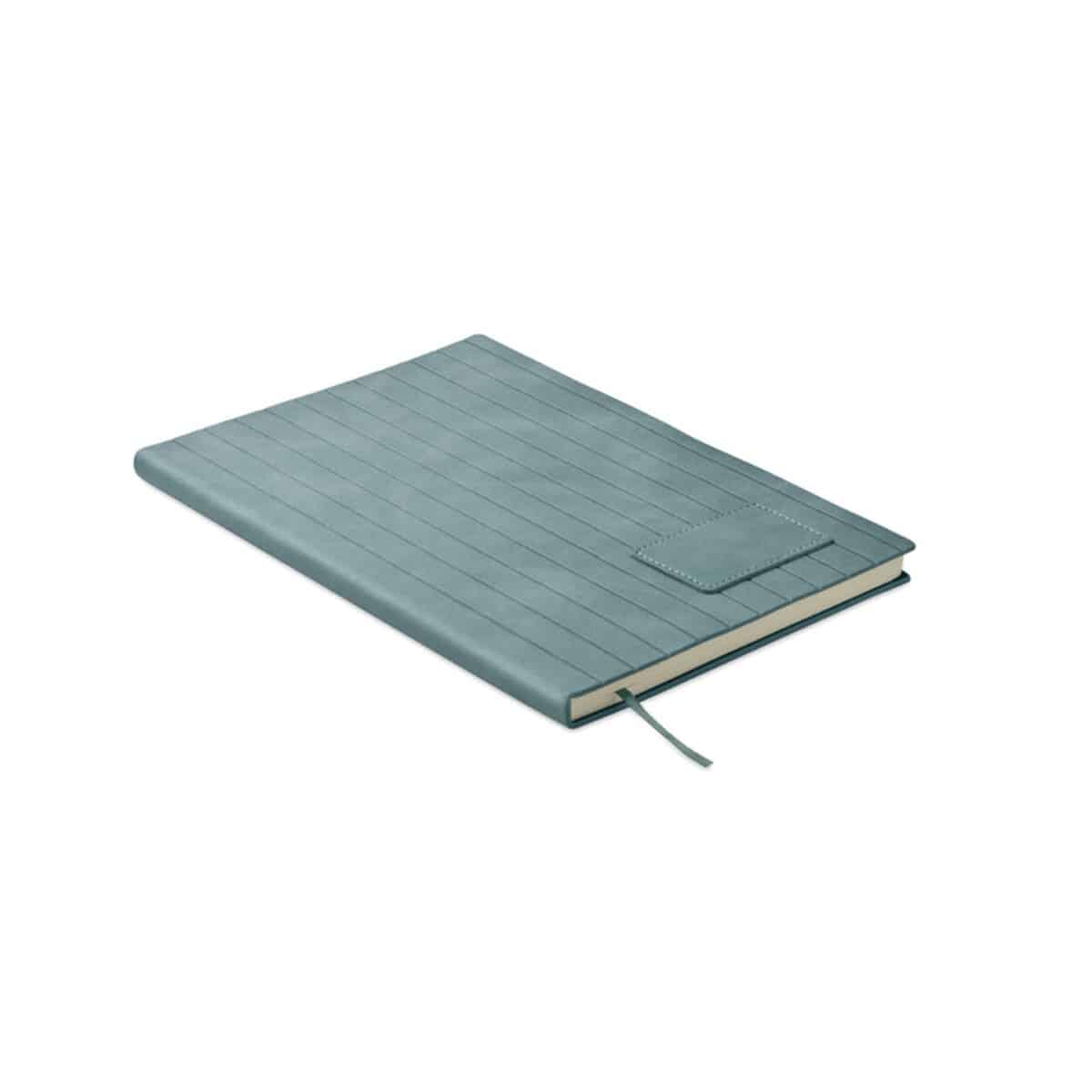 Notatnik A5 z dymionego PU TINTRAY - petrolowy
