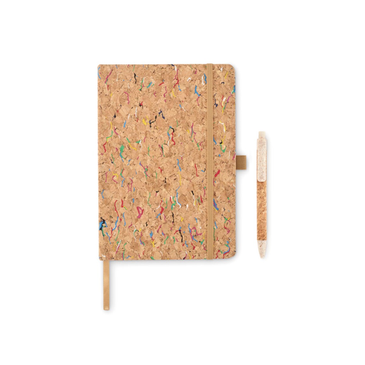 Kolorowy notatnik A5 z korka CORNOTA mo2414-13-top