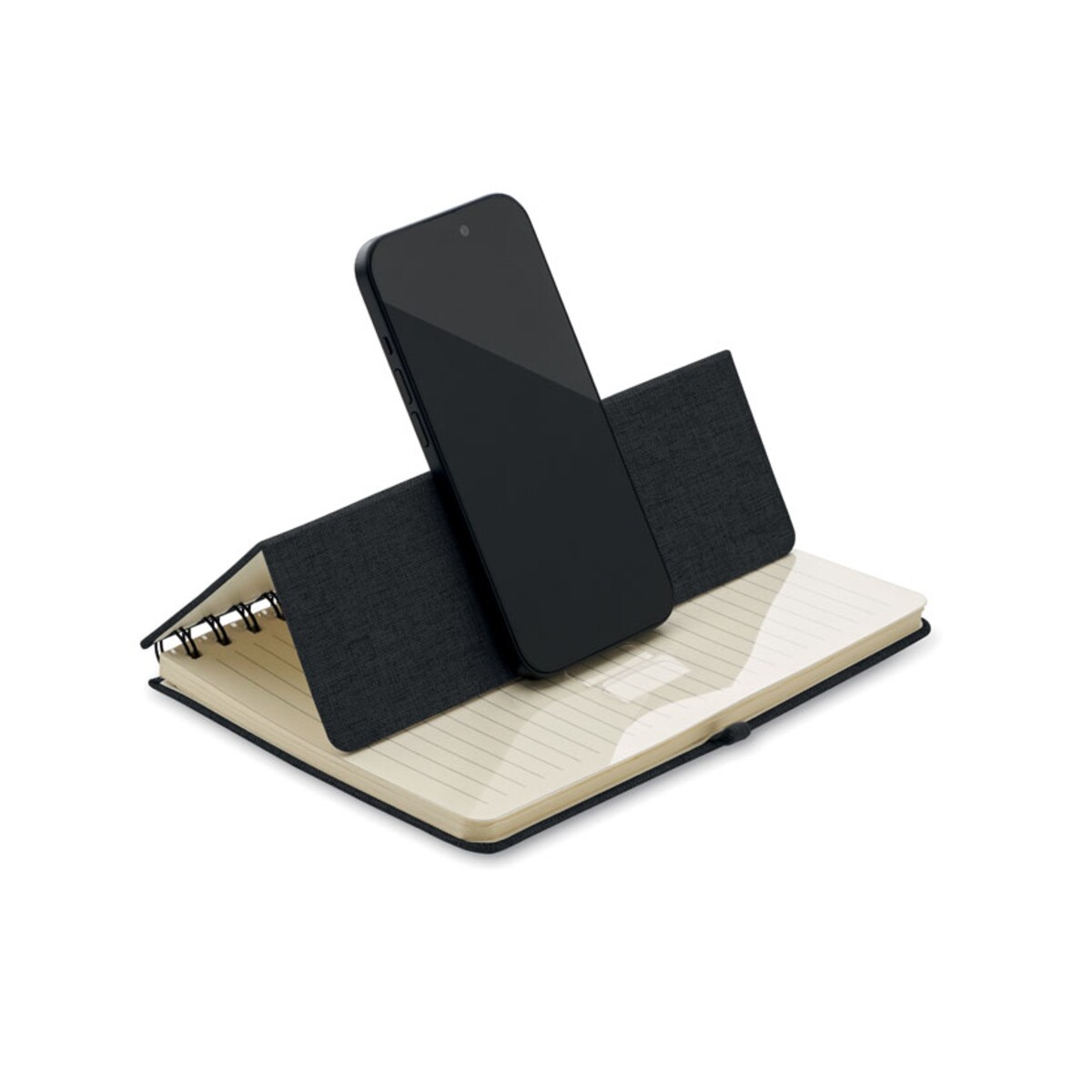 Notatnik A5 z podstawką na tele STRATA mo2522-03-side