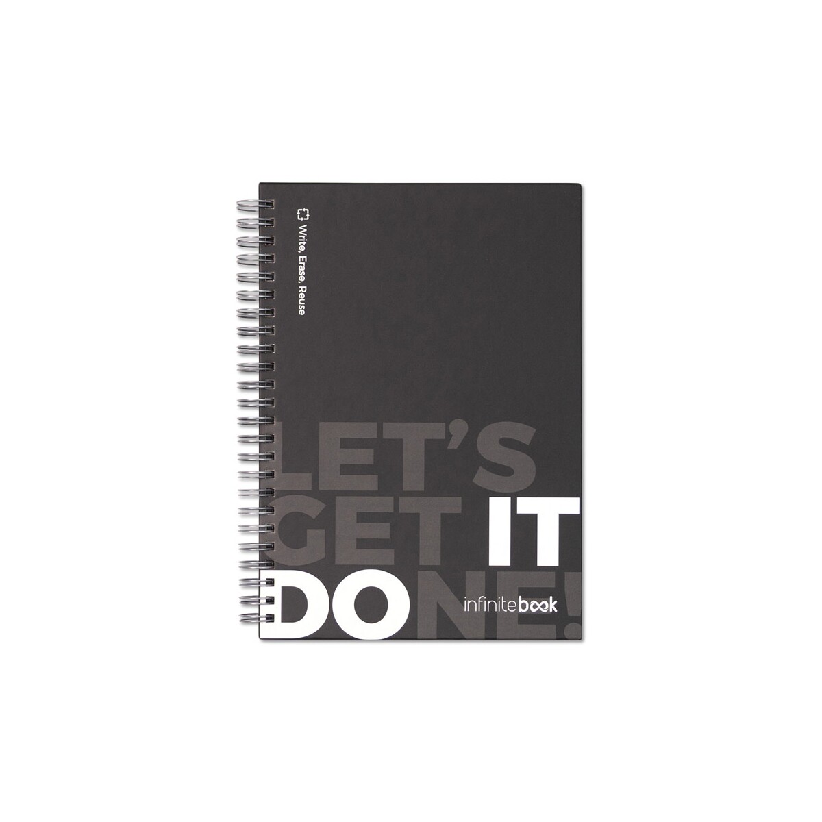 STARTER KIT INFINITEBOOK. Zestaw „Infinitebook” w twardej oprawie, 1 zestaw do czyszczenia, 1 marker i 1 uchwyt na długopis 33211_103-a