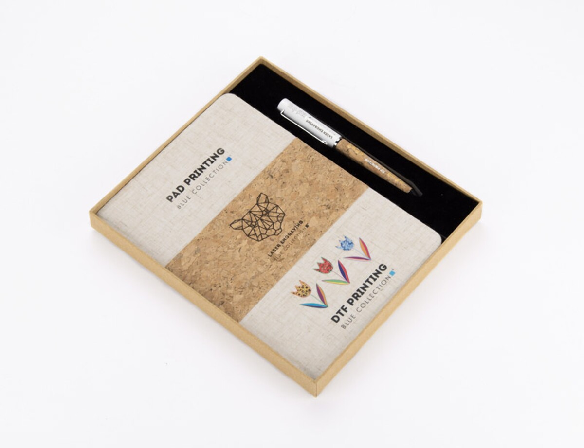 Zestaw - notes z długopisem CALMO 18003-17_dtf