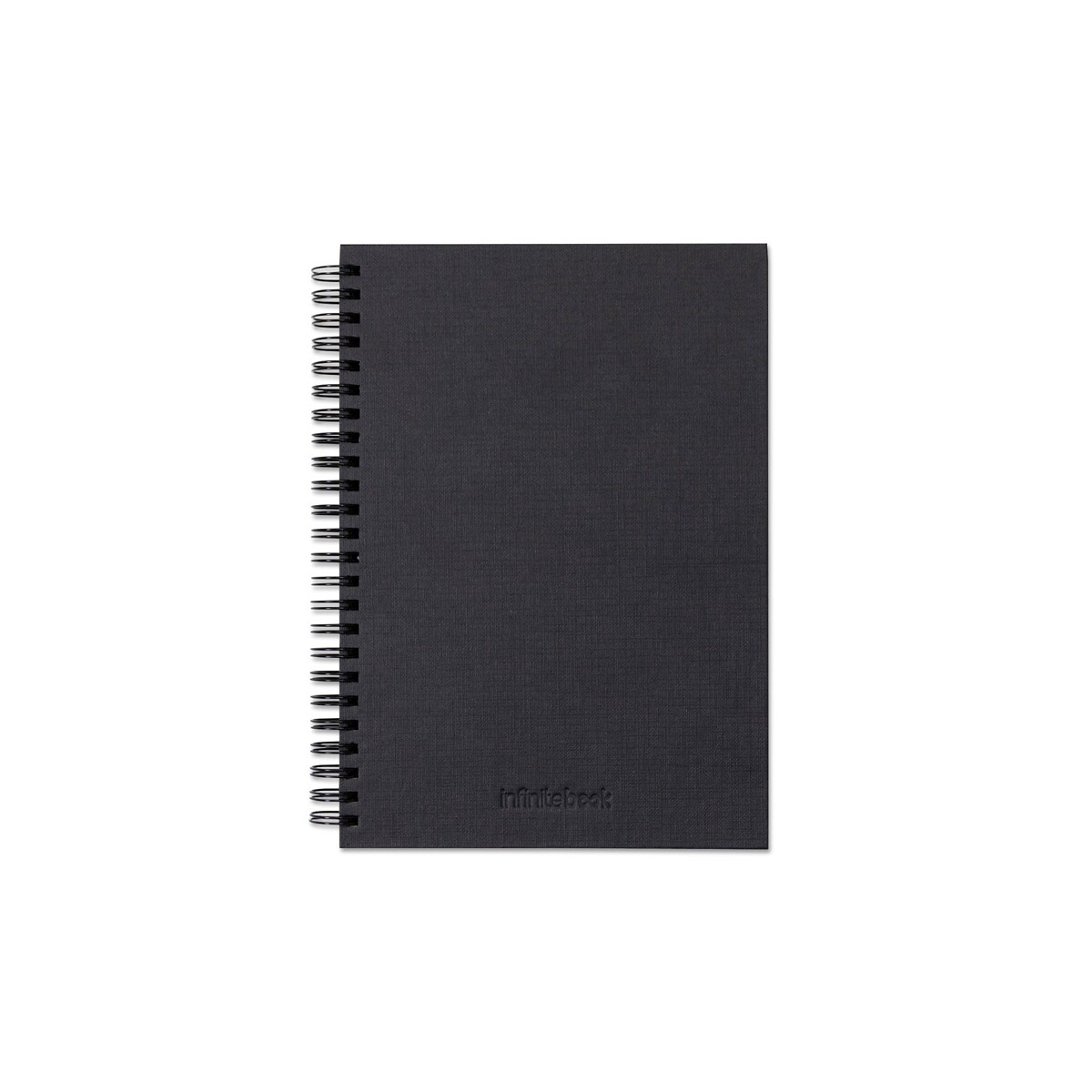 STARTER KIT INFINITEBOOK A5 PLANNER TEXTURE. Zestaw zawierający „Infinitebook” w twardej oprawie, 1 zestaw do czyszczenia, 1 marker i 1 uchwyt na długopis 33210_103-a
