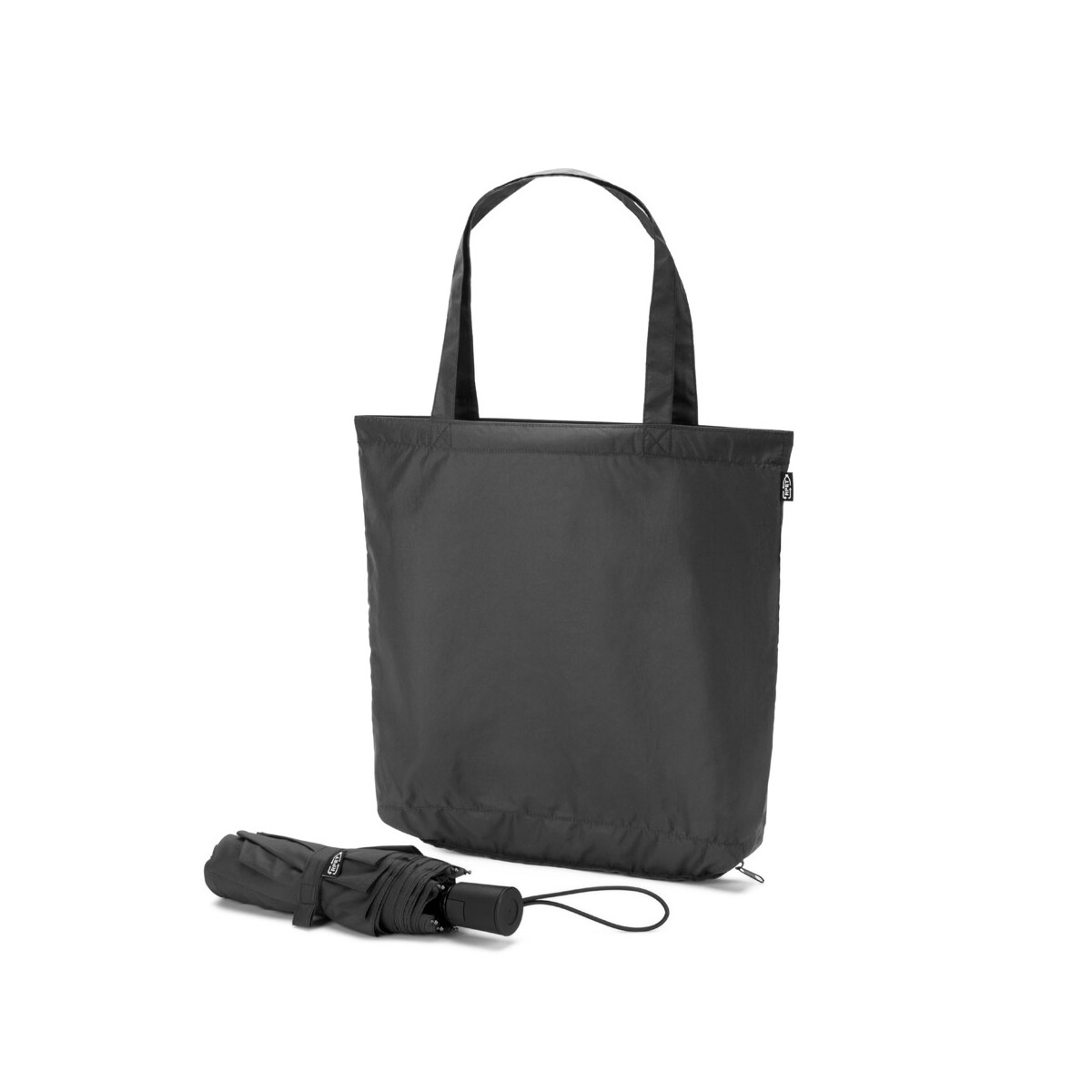SKYLAR. Parasol 2 w 1 z torbą na zakupy z poliestru z recyklingu w zestawie 99094_103