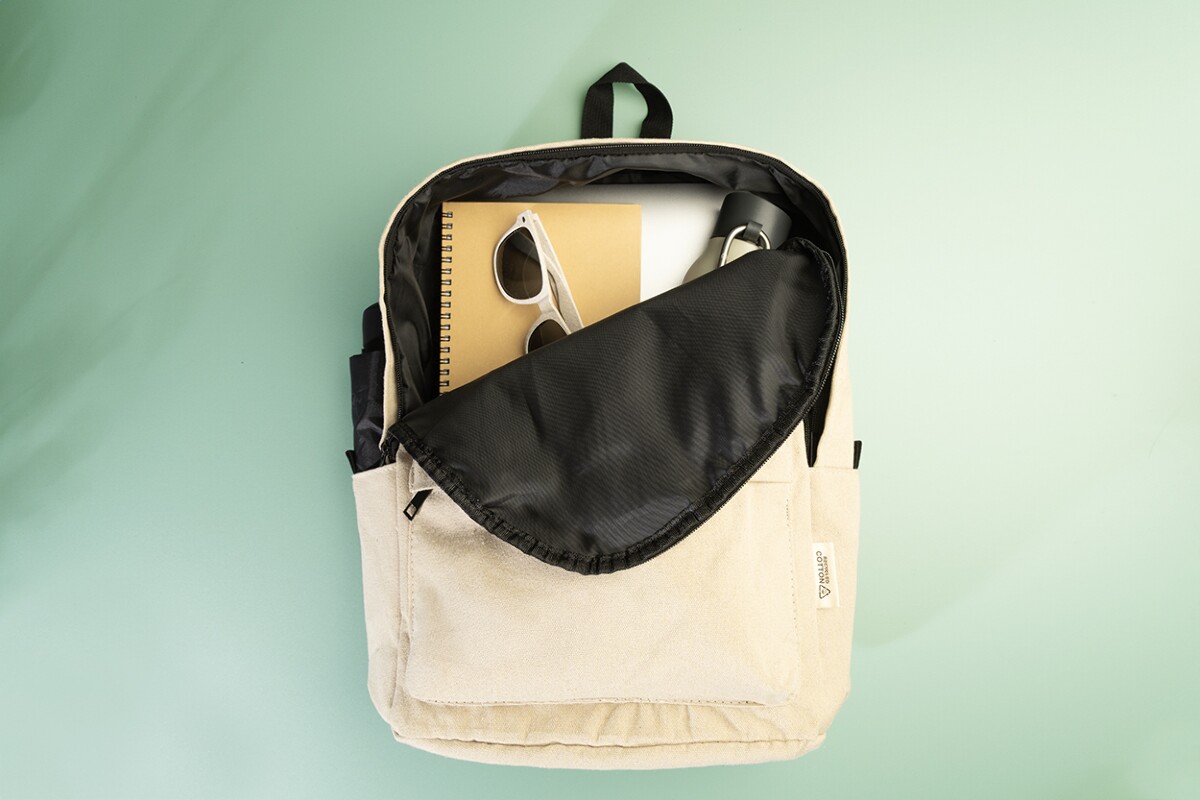 Recabak plecak z recyklingowanego płótna AP800128-00__DG