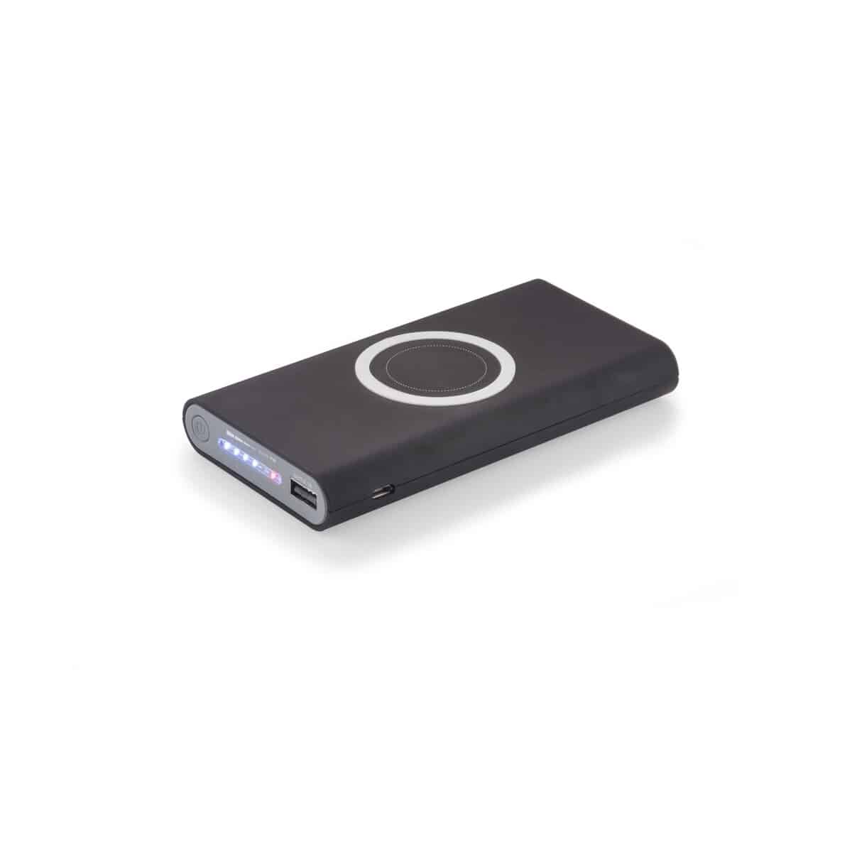 Power bank DOUBLE 8000 mAh - czarny