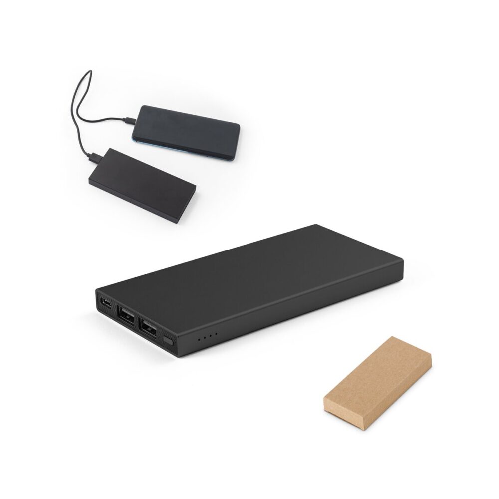 DOROTHY 5. Power bank 5.000 mAh wykonany w aluminium pochodzącego z recyklingu (100% rAL 97164_set