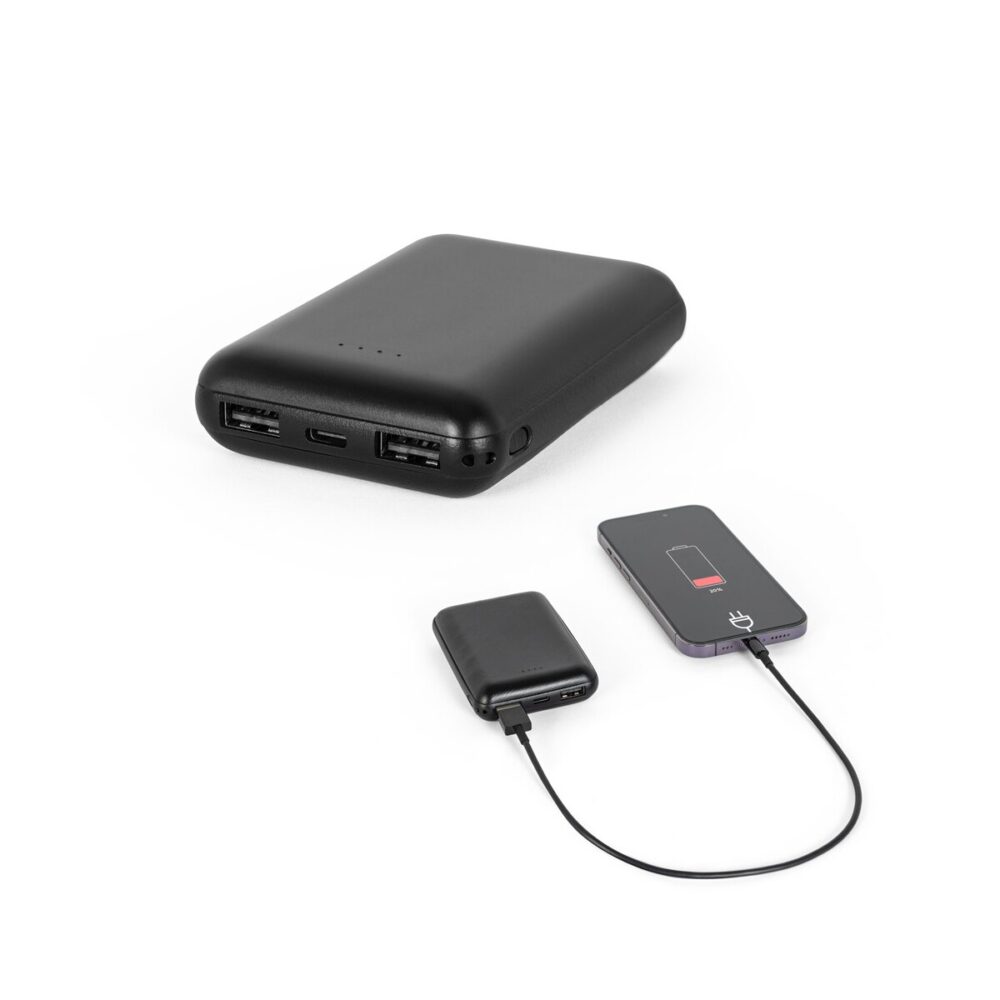 LEAKEY 8. Power bank 8.000 mAh w ABS pochodzącego z recyklingu (100% rABS) 97197_set