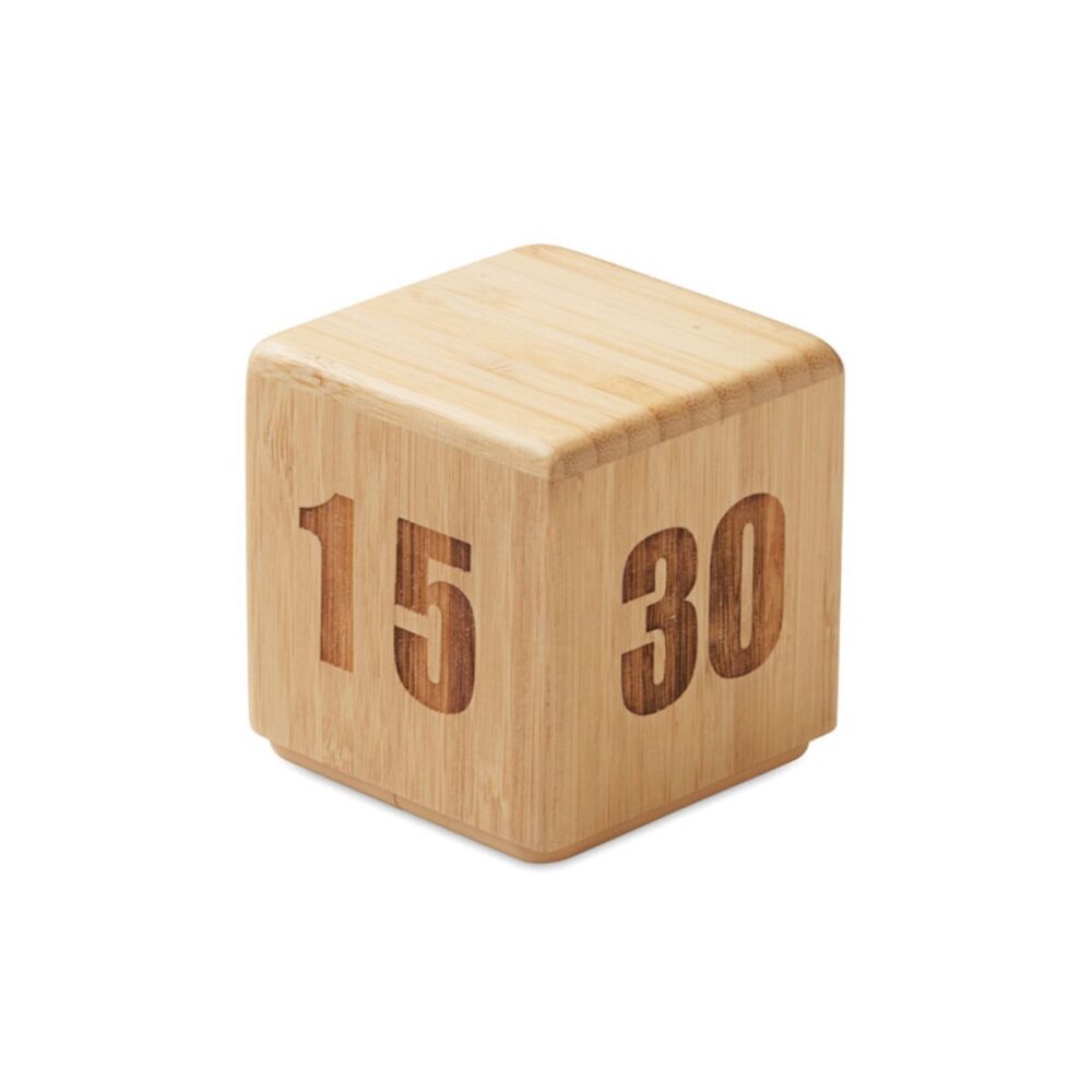 Bambusowy zegar z funkcją drzem CURT mo2933-40