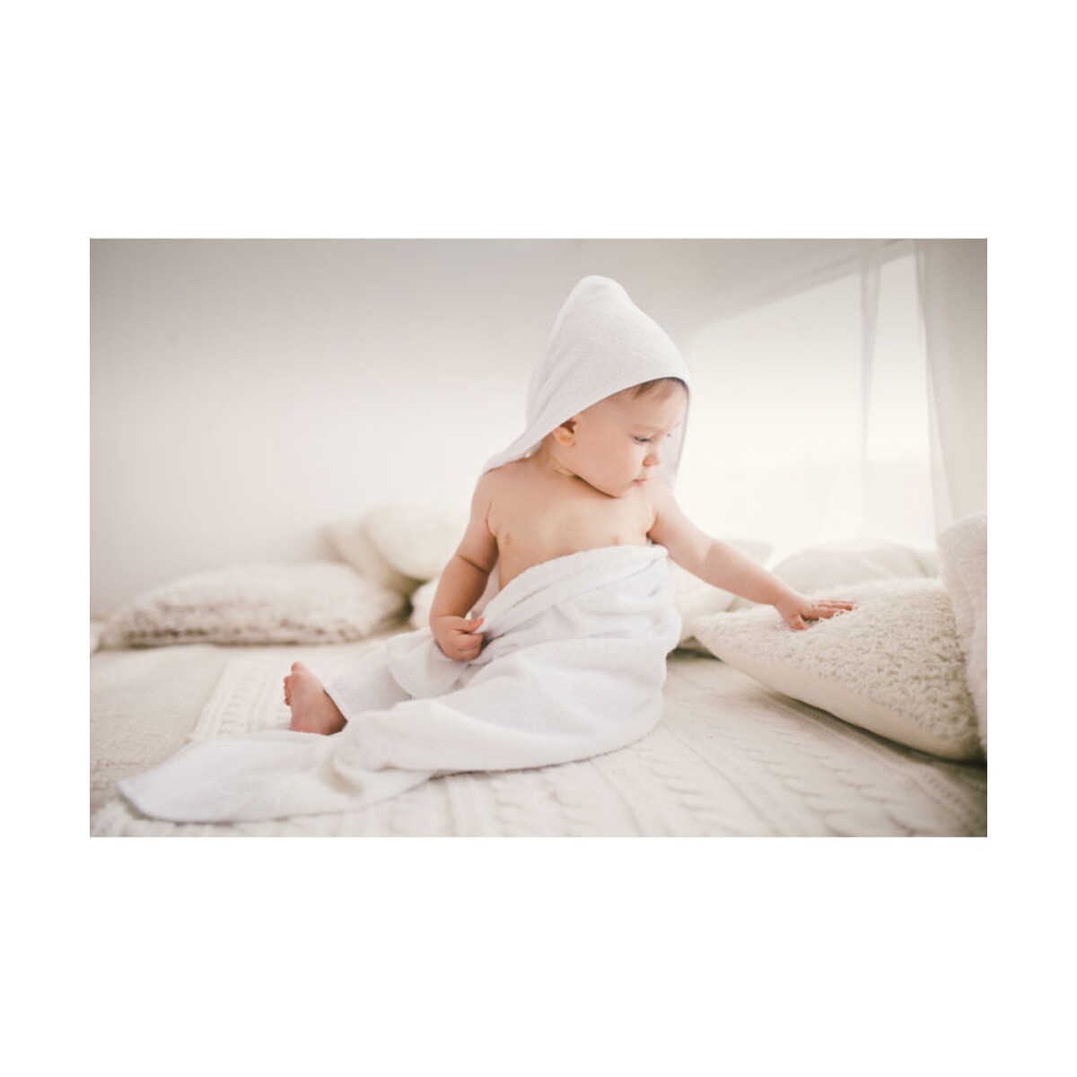 Dziecięcy ręcznik z kapturem HUGME mo2253-06-ambiant