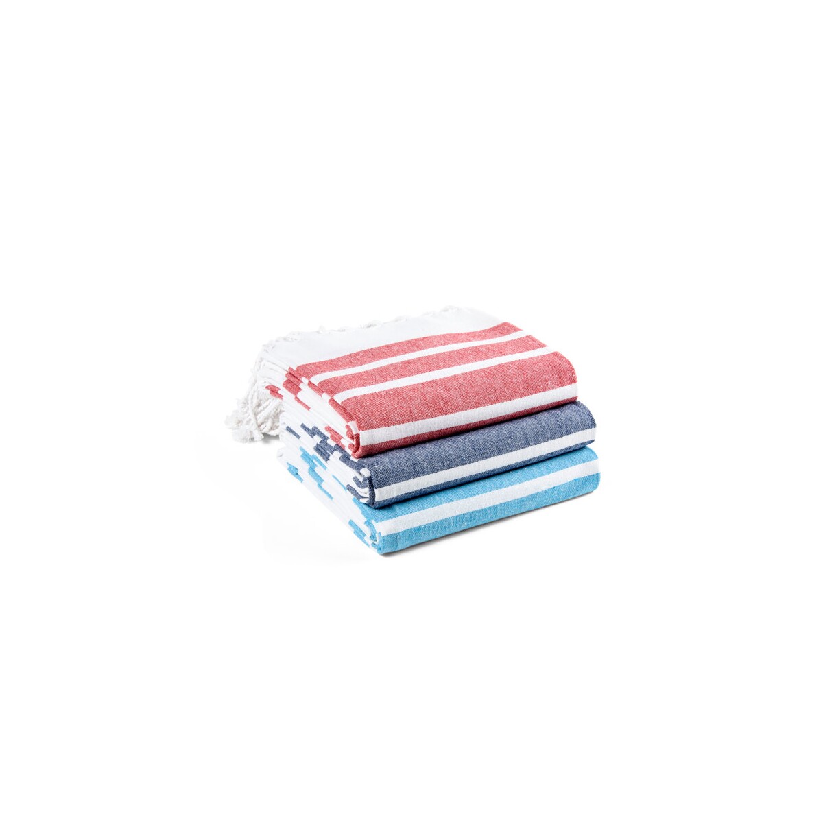 SARDENHA. Ręcznik plażowy z bawełny (70% z recyklingu) i poliestru (30% z recyklingu) (180 g/m²) 99159_c
