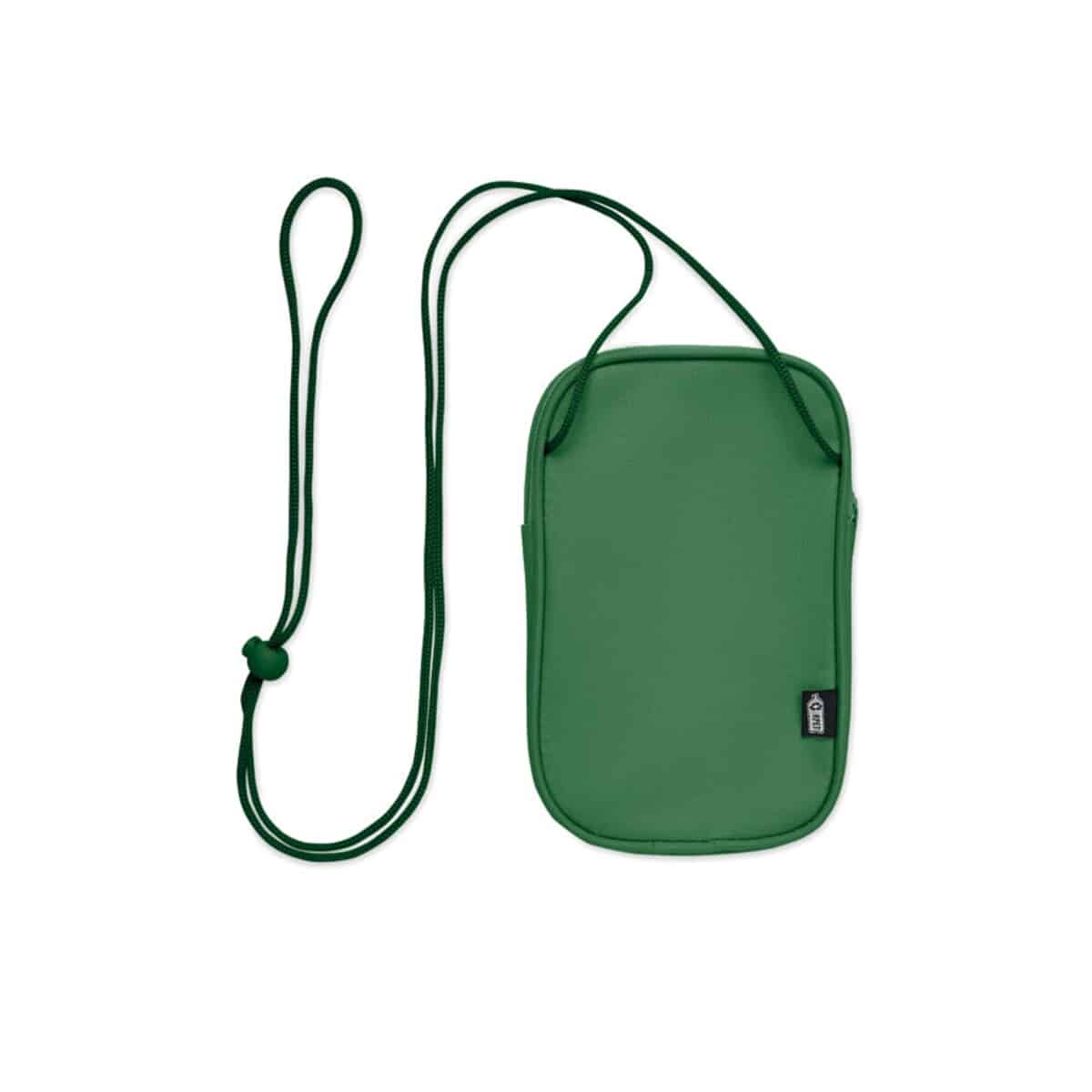 Saszetka podróżna z RPET KOROVIN POUCH - zielona