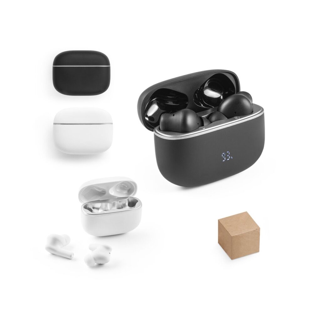 CAUBY. Bezprzewodowe słuchawki z ANC i 7 godzinami pracy baterii na ABS pochodzącego z recyklingu (100% rABS) 97181_set