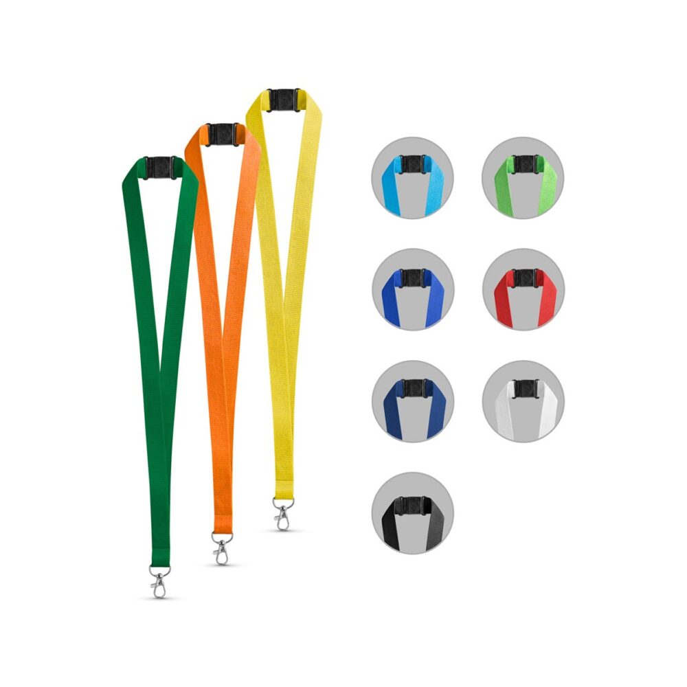 LEEDS. Smycz poliestrowa z zapięciem zabezpieczającym 95125_set