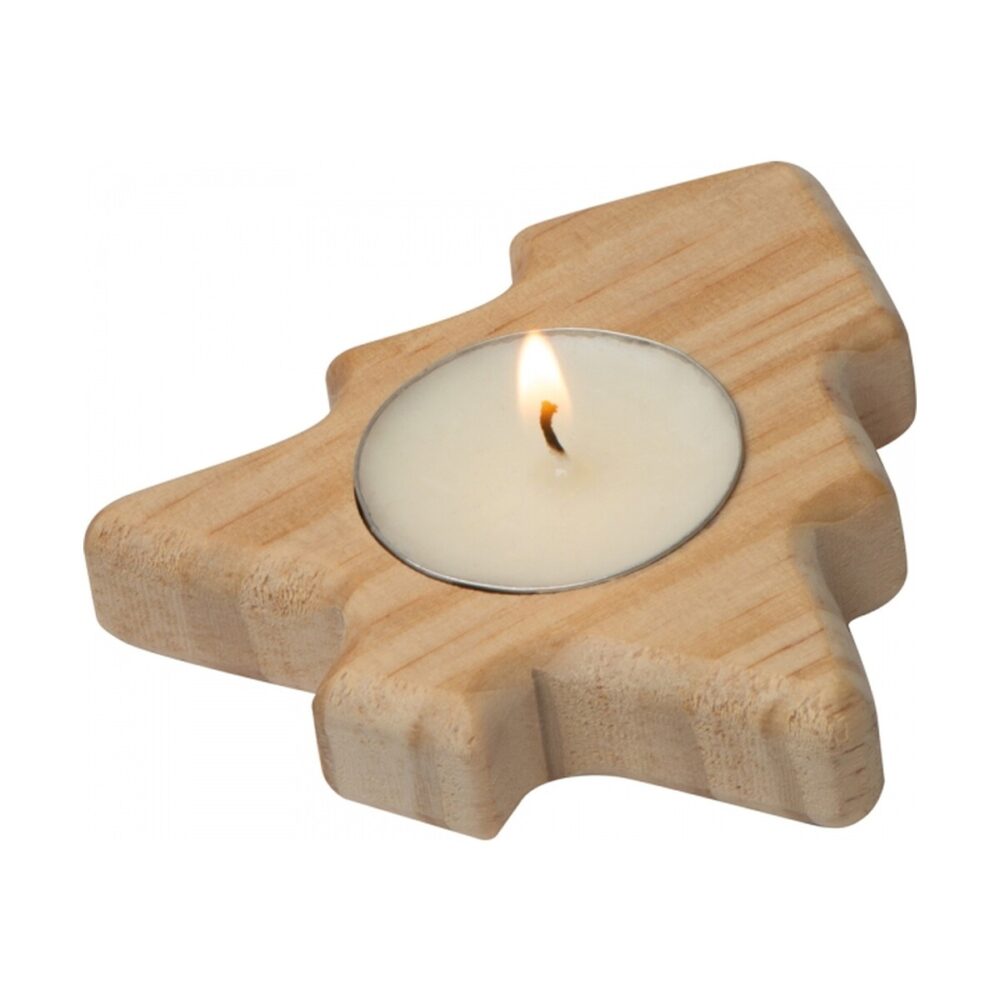 Drewniany świecznik w kształcie choinki BALTASAR drewniany-swiecznik-w-ksztalcie-choinki-7424413