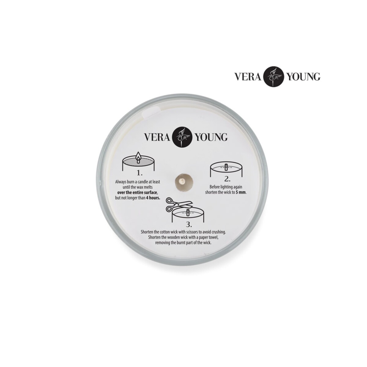 Świeca sojowa 170g - Lemongrass & Ginger - VERA YOUNG 12101-19_ehi