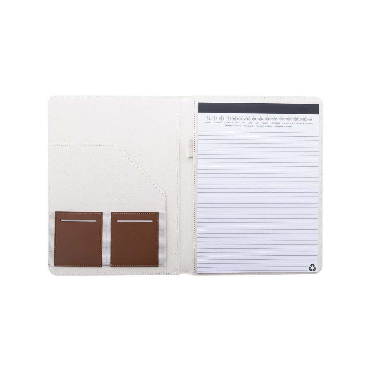 Carbasa A4 teczka na dokumenty z płótna pochodzącego z recyklingu AP808295-00__B