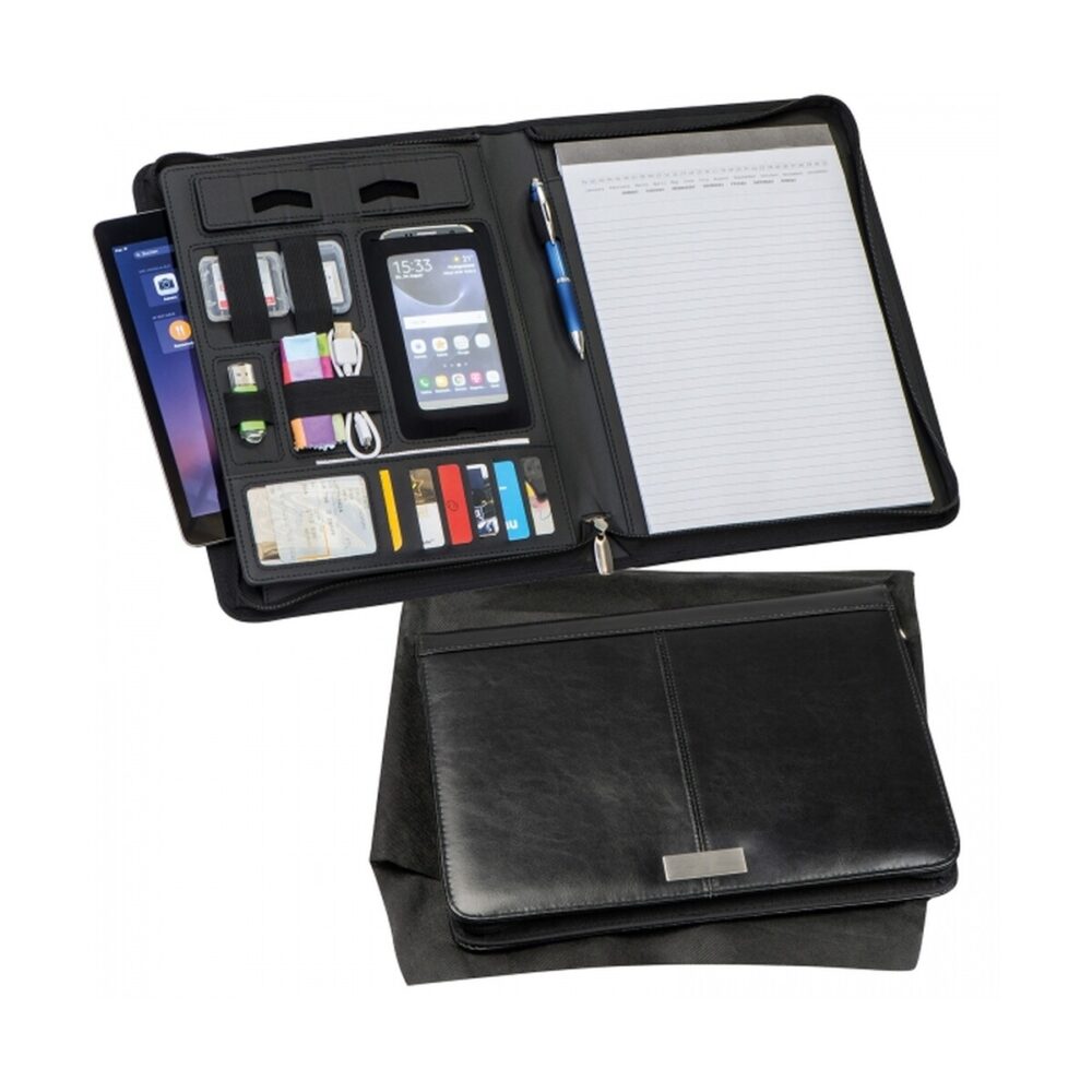 Folder A4 z notatnikiem w linie i kieszenią na tablet GASPARE folder-a4-z-notatnikiem-w-linie-i-kieszenia-na-tablet-2063003