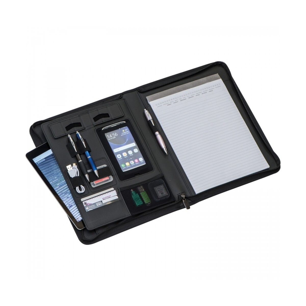 Folder A4 z notatnikiem w linie i kieszenią na tablet ISAIAH folder-a4-z-notatnikiem-w-linie-i-kieszenia-na-tablet-2063603-3