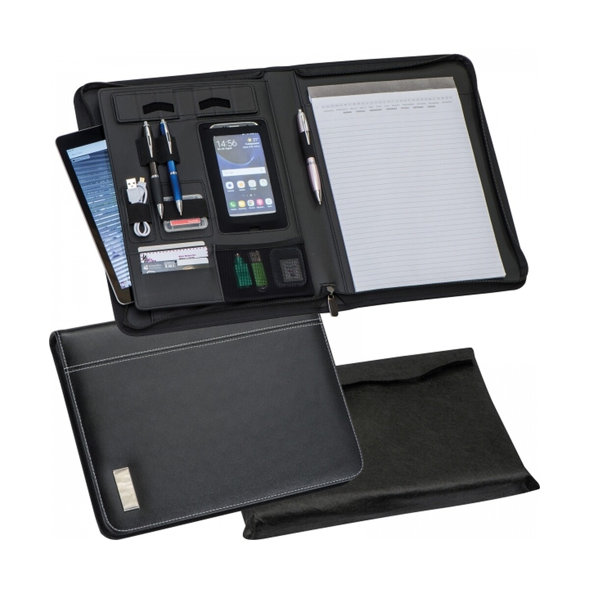 Folder A4 z notatnikiem w linie i kieszenią na tablet ISAIAH folder-a4-z-notatnikiem-w-linie-i-kieszenia-na-tablet-2063603