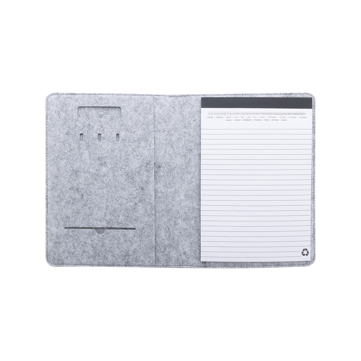Refelt Meet A5 Teczka na dokumenty z filcu RPET AP808273-77__B