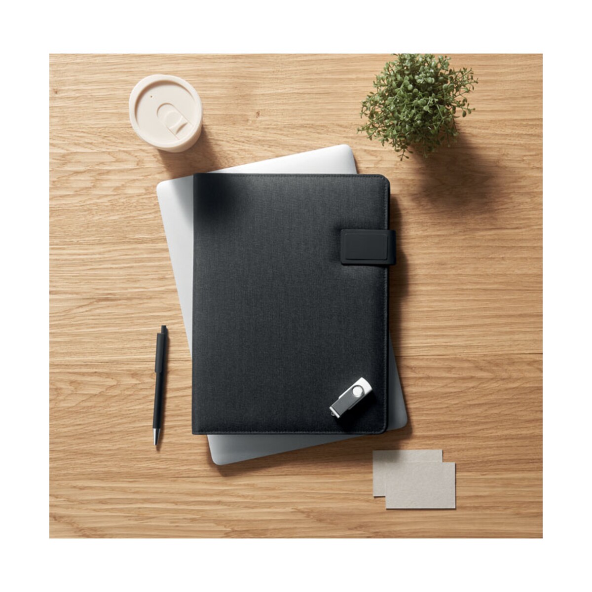 Teczka A4 z bezprzewodową ładow BURGUS mo2495-03-ambiant