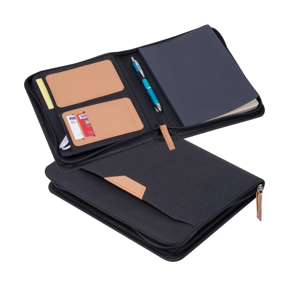 Teczka na dokumenty A5 z RPET z notatnikiem SHANNON teczka-na-dokumenty-a5-z-rpet-z-notatnikiem-shannon-2543203