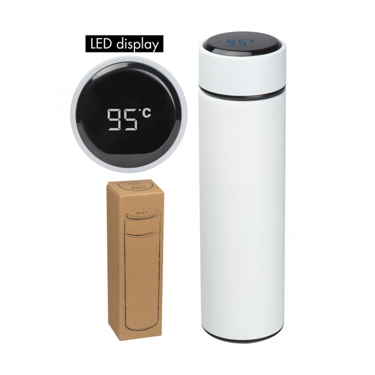 Termos z wyświetlaczem LED 450 ml WINSTON termos-z-wyswietlaczem-led-450-ml-6155406