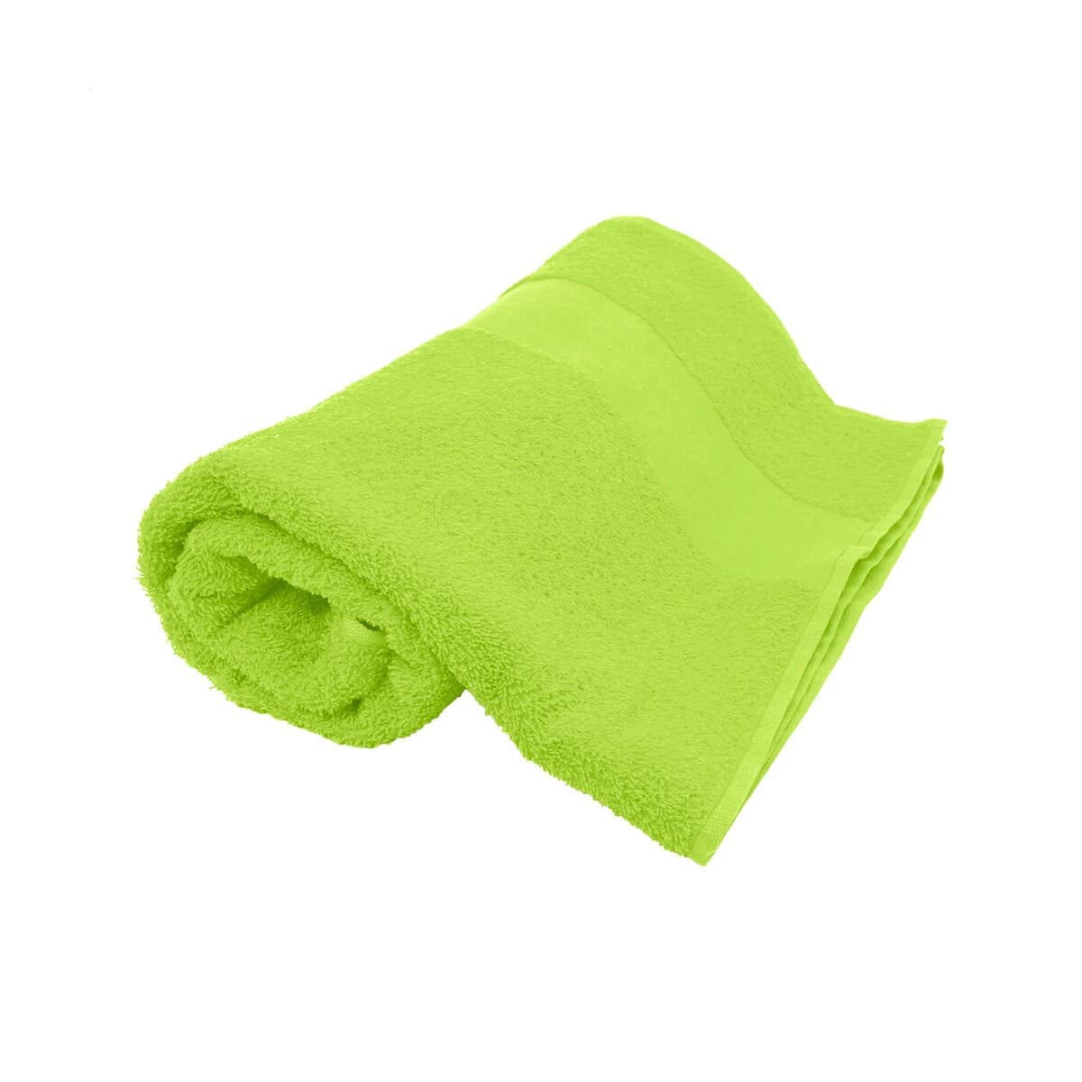 Terry L ręcznik frotte bawełniany - 70×140 cm - limonkowy