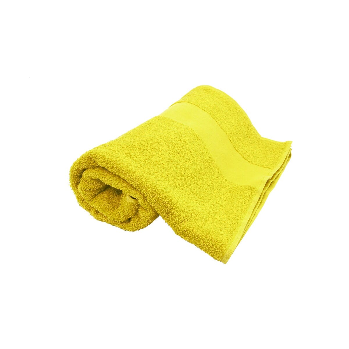 Terry L ręcznik frotte bawełniany - 70×140 cm - żółty