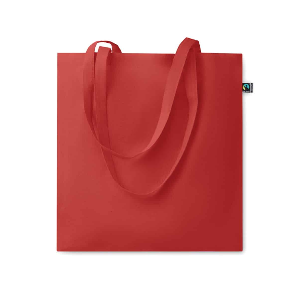 Torba Fairtrade 140gr/m² OSOLE COLOUR - czerwona