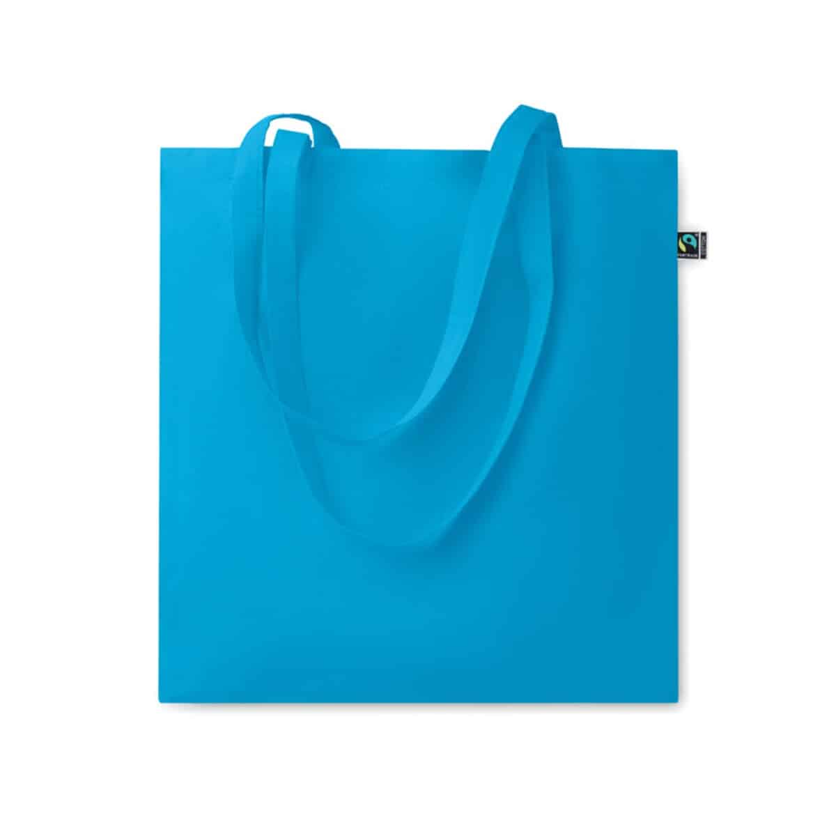 Torba Fairtrade 140gr/m² OSOLE COLOUR - turkusowa